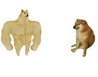 Buff Doge vs Sad Doge game screenshot