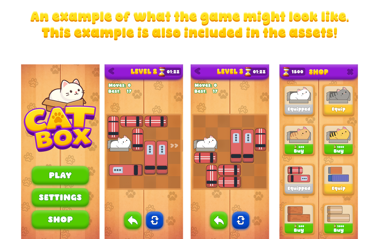 UI DESIGN GAME: Cat Box by Kraupin - UI Designer