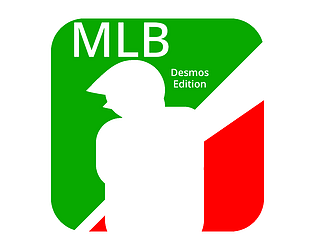 Desmos Baseball game screenshot
