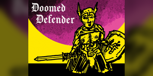 Cover image for Doomed Defender - A New Mörk Borg Class