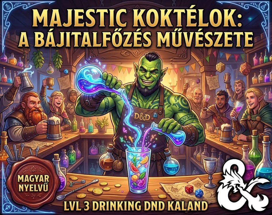 Cover image for Majestic Koktélok: A Bájitalfőzés Művészete
