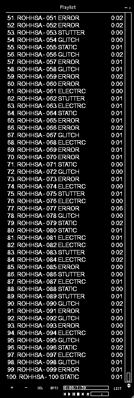 SECOND TRACKLIST FOR NETCROSIS VOLUME THREE
