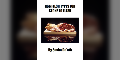 Cover image for d66 Flesh Types for Stone to Flesh