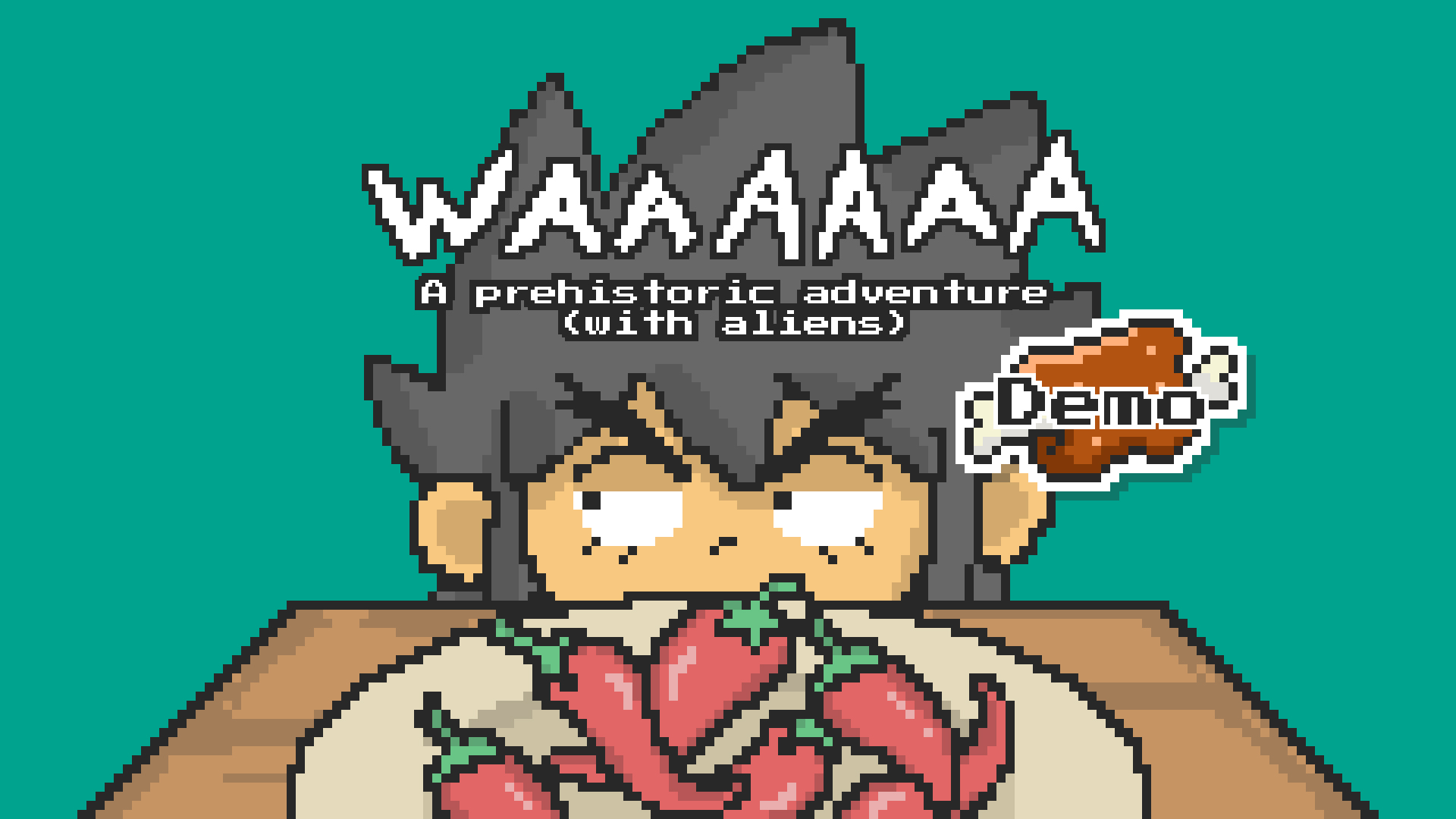 Waaaaaa - a prehistoric adventure (with aliens) - DEMO