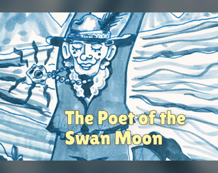 The Poet of the Swan Moon: A Troika! Background   - The moonlit meadows blossom, under the loving light of the Swan Moon. 