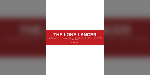 Cover image for The Lone Lancer