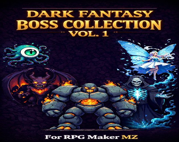 Dark Fantasy Boss Collection – Vol. 1 (RPG Maker MZ) by SplitWing77