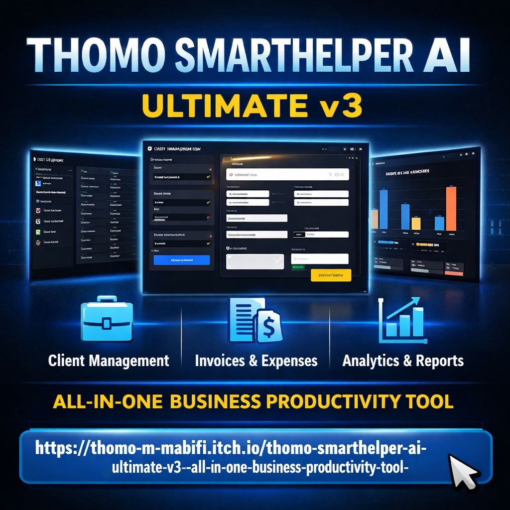 Smart Helper Program Thomo SmartHelper AI Ultimate v3 – All-in-One Business Productivity ...