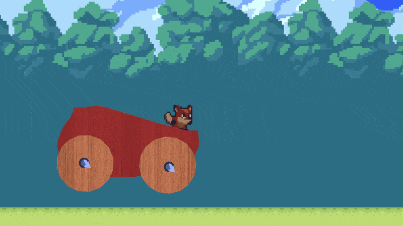 Driving the finished car