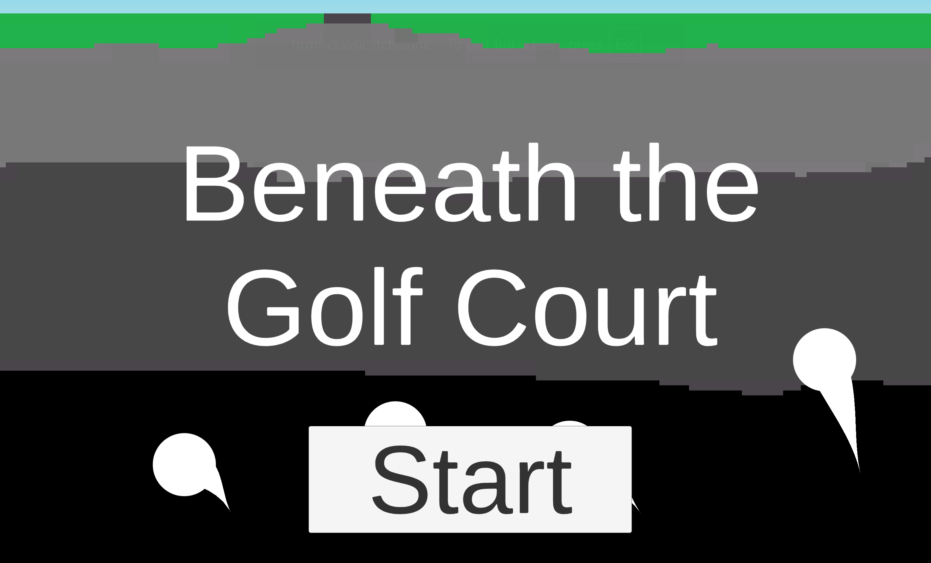 Beneath the Golf Court