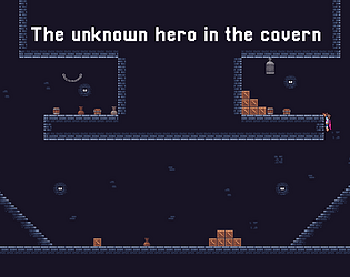 The unknown hero in the cavern game screenshot