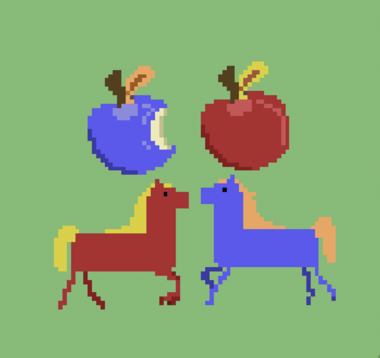 A Tail of 2 Horses