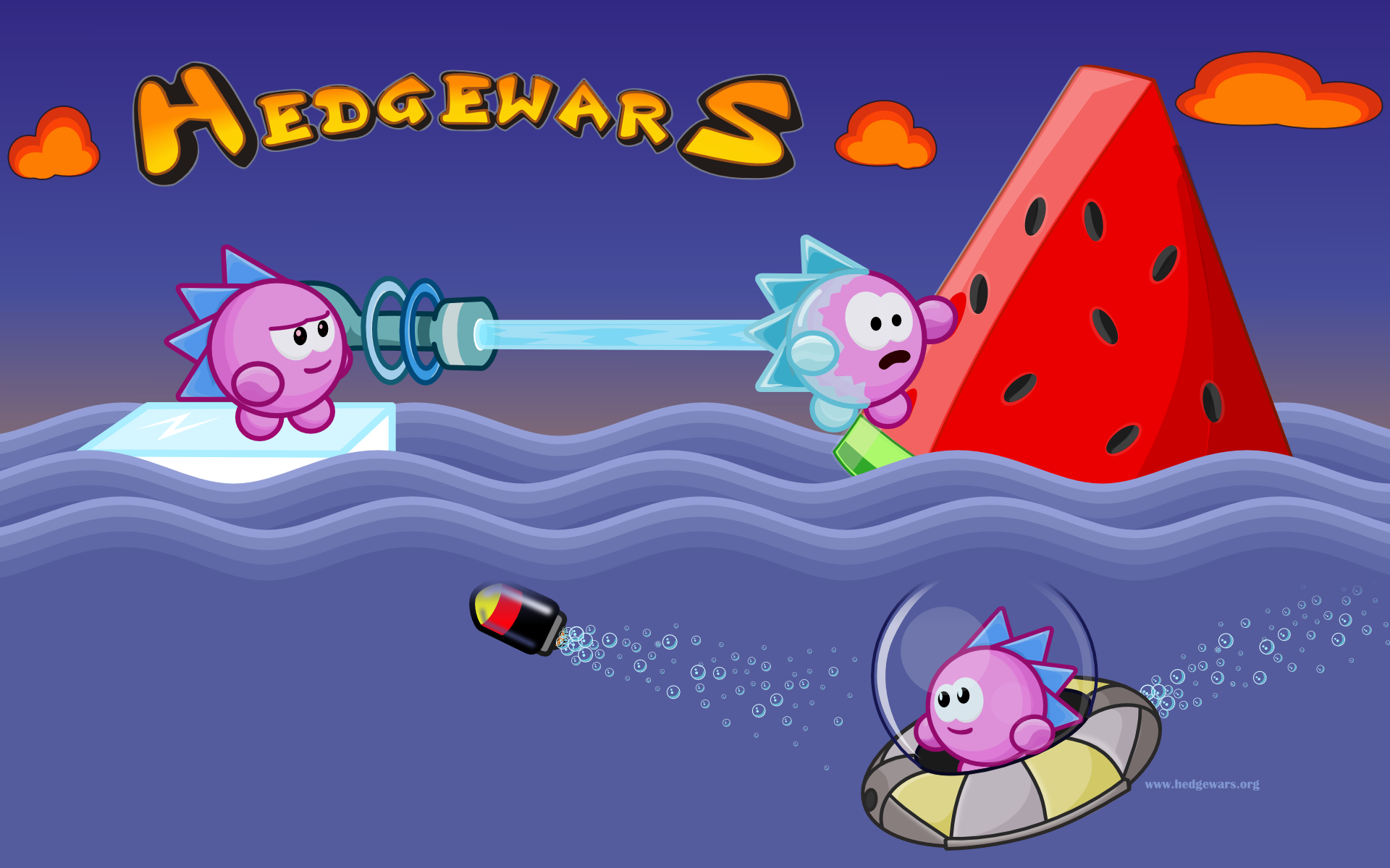 Cover image for Hedgewars