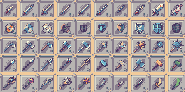 Fantasy Icons Pack by Cyber Monkey Assets