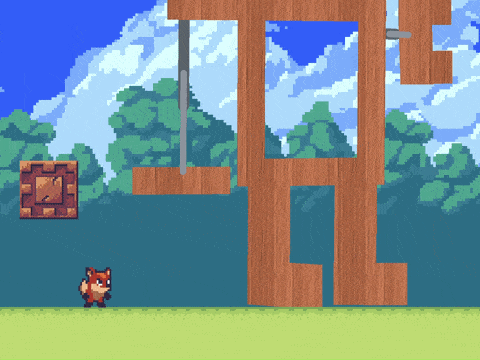 Piston extending and retracting