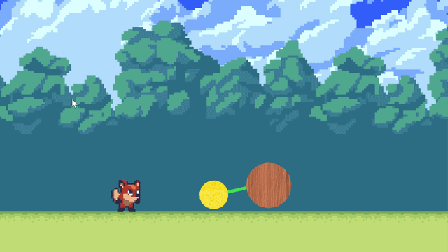 Elastic connector stretching between objects