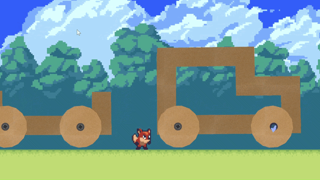 Rod connector holding objects at fixed distance