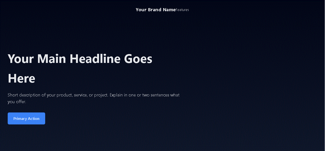 HTML Simple Template by Simple HTML Templates