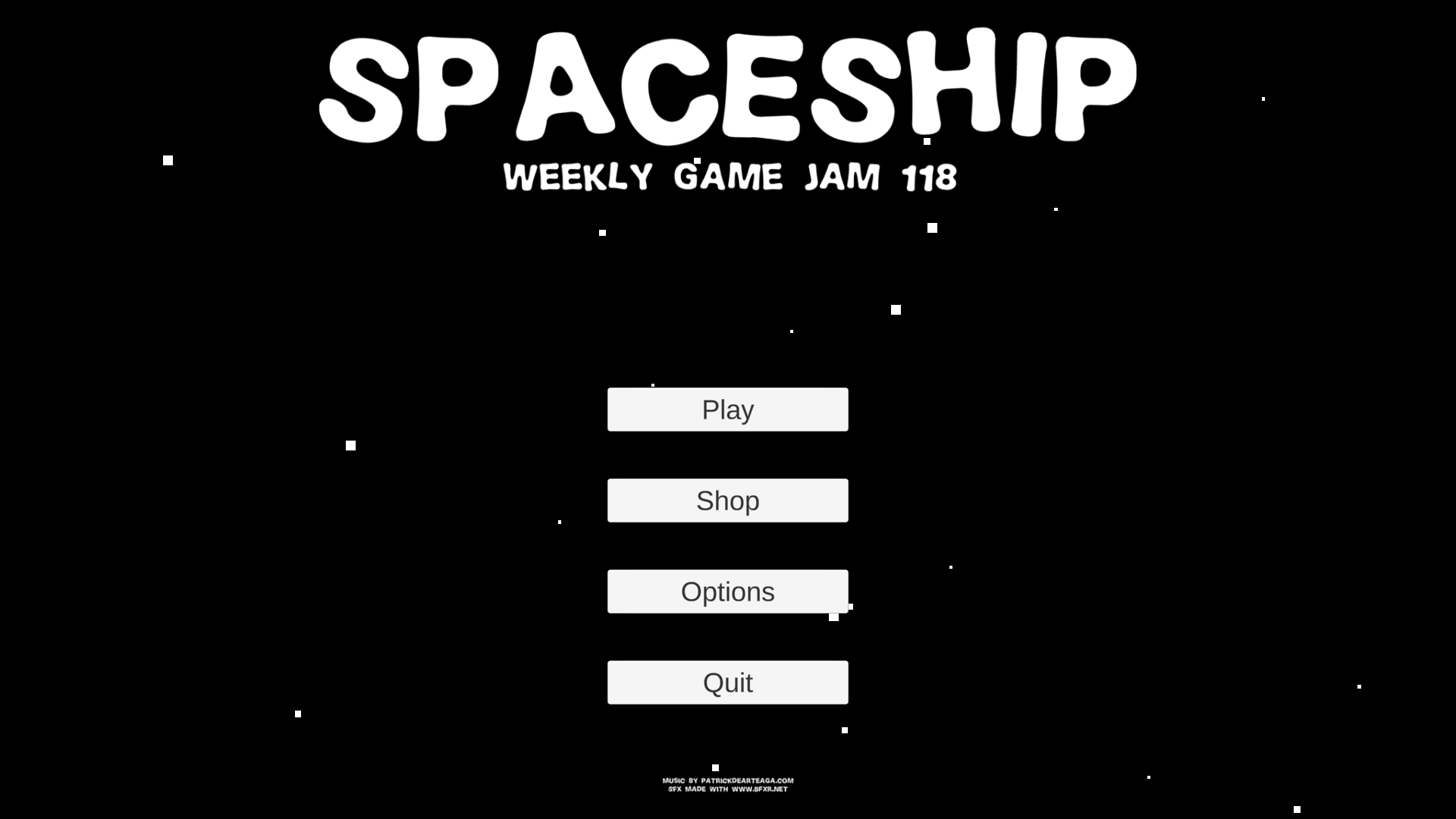 Weekly Game Jam Week 118 - Spaceship
