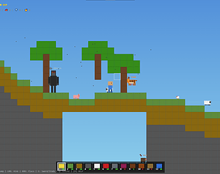 Pixel craft game screenshot