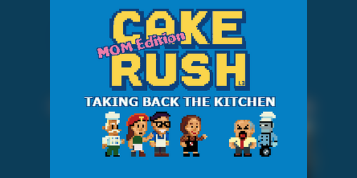 Cover image for Cake Rush - Amiga Mom edition