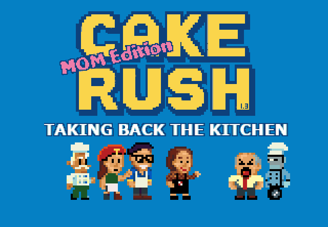 Cover image for Cake Rush - Amiga Mom edition