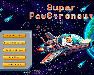 Super PawStronaut game screenshot