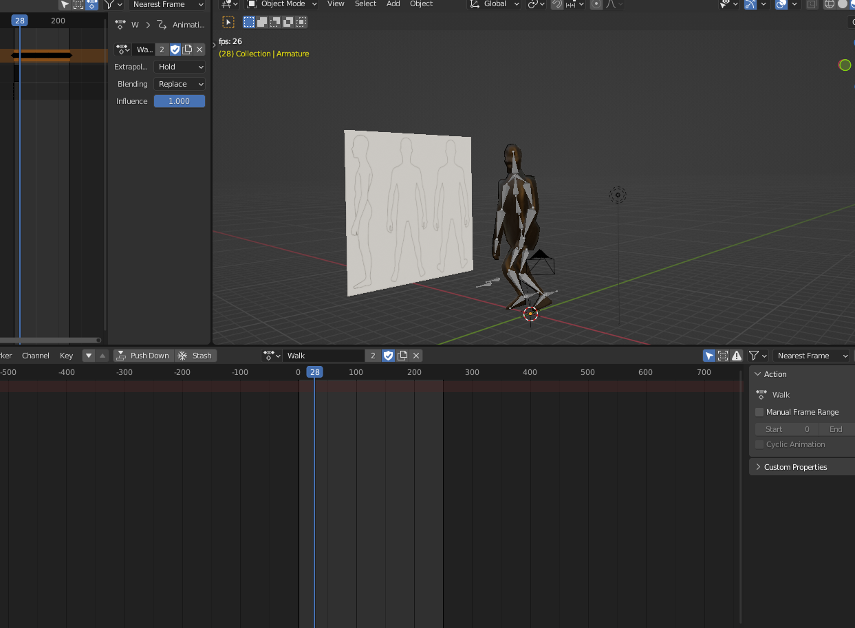 Self-Study 2: Bones, Rigging, and Animation - KIT207 portfolio by Rileyg