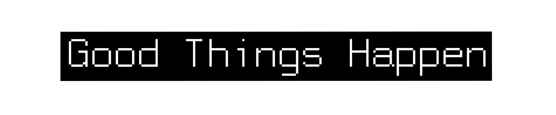 GOOD THINGS HAPPEN (Black Dresses Animation)