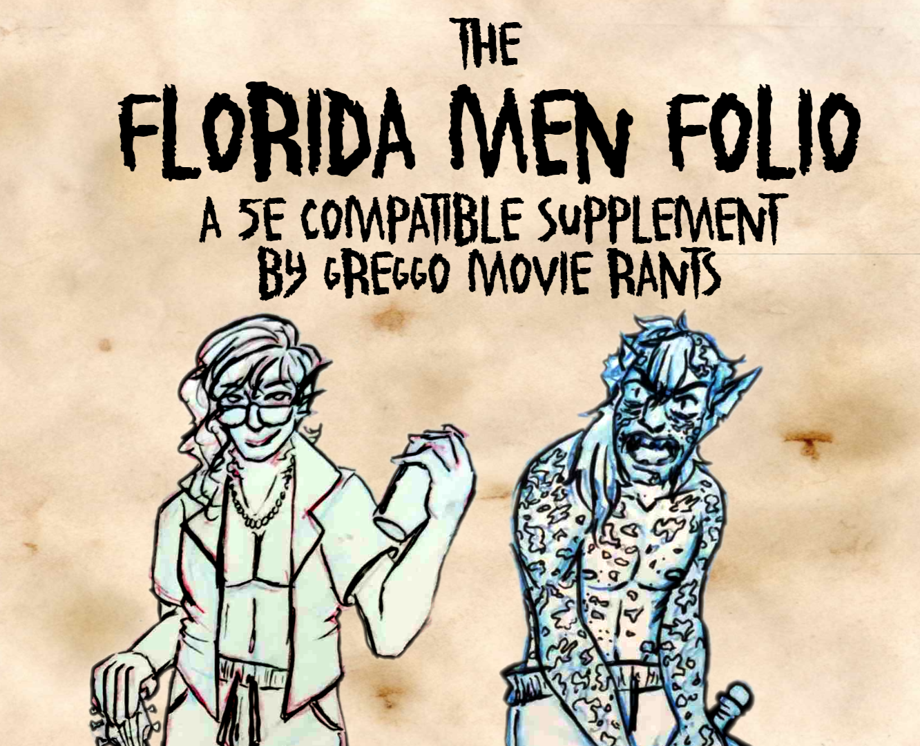 Cover image for The Florida Men Folio - A Floridian Homebrew Supplement