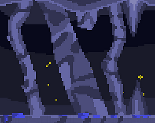 Pixel Art Cave Back Gif - thegameassetsmine