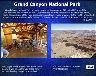 Grand Canyon 1280x800 game screenshot