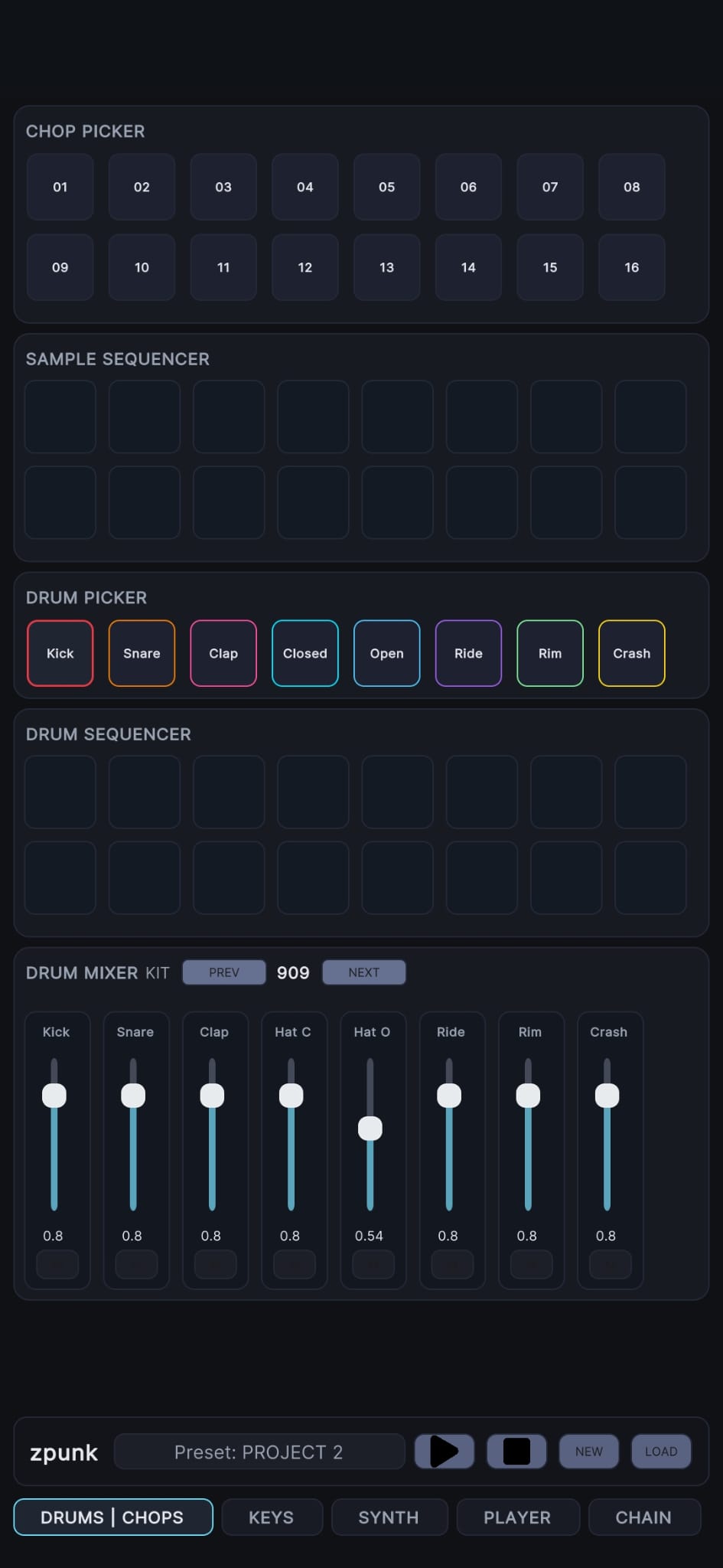 Random Beat Generator - zpunk by Zillatronics