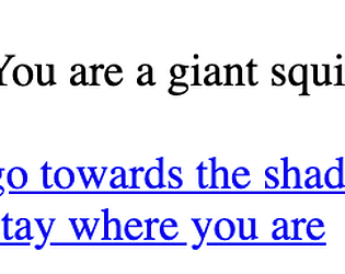 you are a giant squid