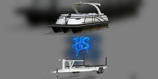 Cover image for FS25 - 2025 Bennington Q Line Pontoon Boat And Trailer
