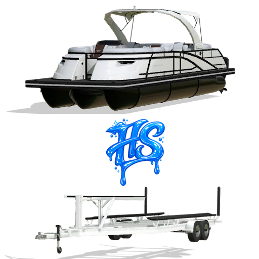 Cover image for FS25 - 2025 Bennington Q Line Pontoon Boat And Trailer