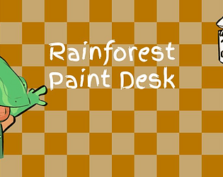 Rainforest Paint Desk game screenshot