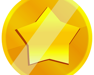 Coin shining and rotating game screenshot