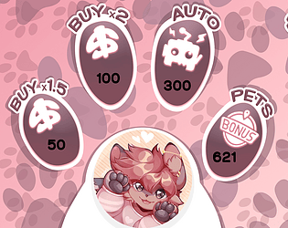 Furry Paw Clicker game screenshot