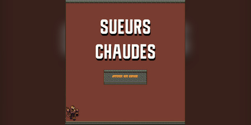 Cover image for SUEURS CHAUDES