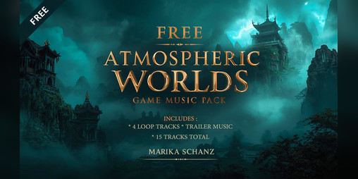 Cover image for Atmoshpheric Worlds - FREE Game Music Pack - No AI