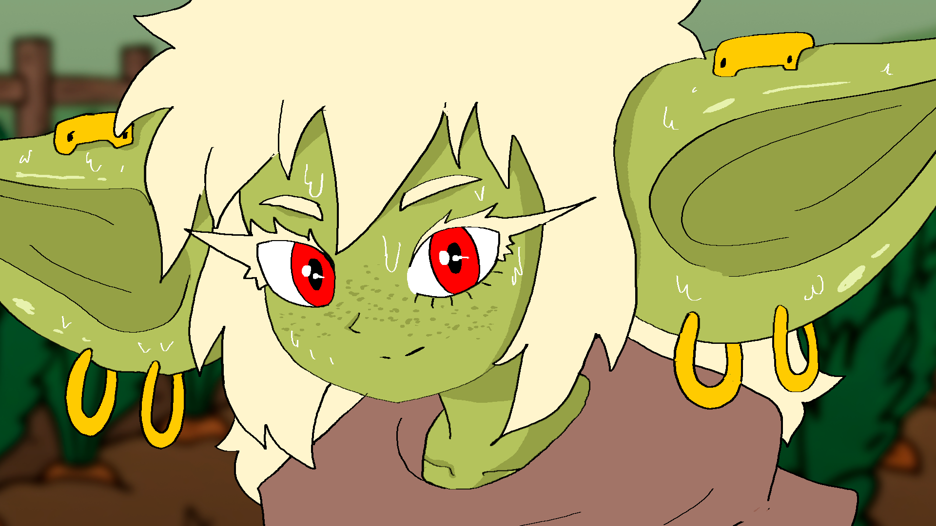 The Goblin Girl I Met on the Farm by Cinndery