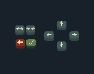 Cozy Pixel UI Buttons Asset Pack (16 x 16)