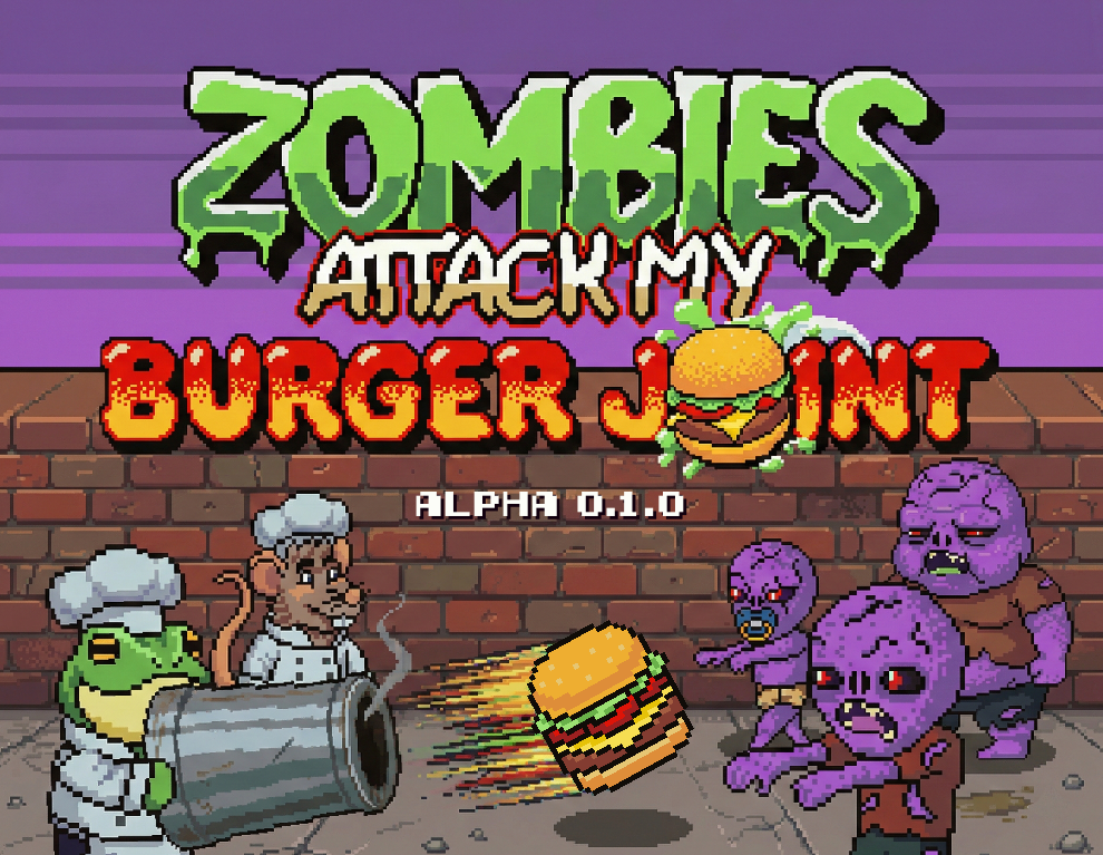 Cover image for Zombies Attack My Burger Joint