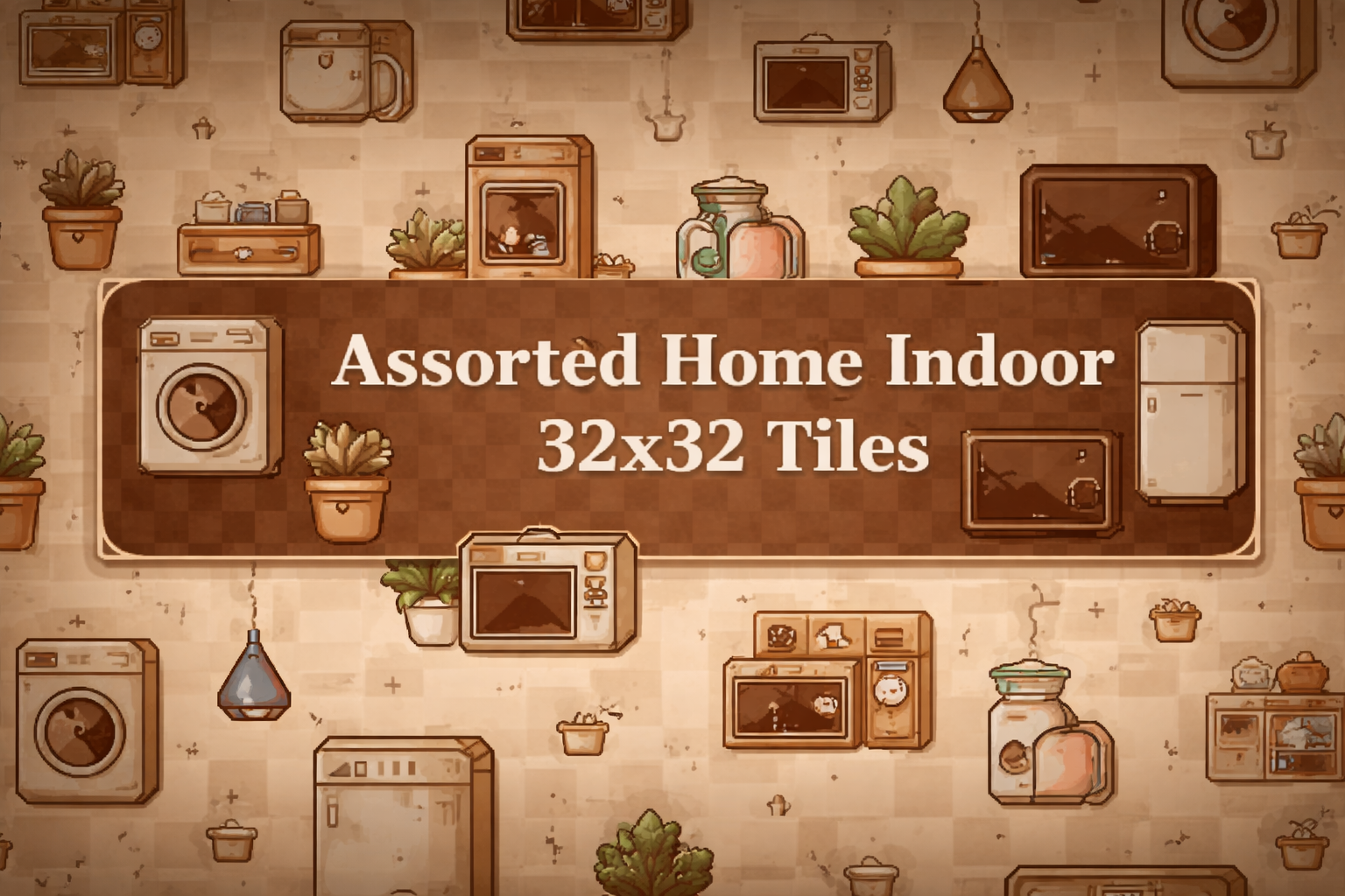 Assorted Home Indoor 32x32 tiles by Hollow Pixel
