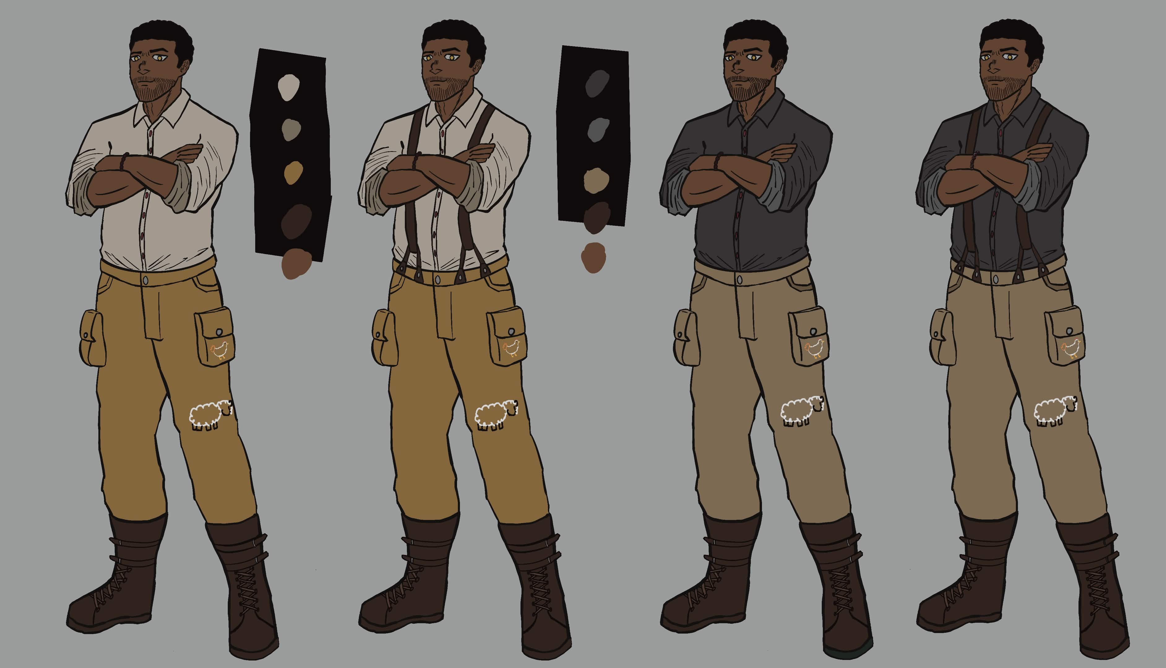 Devlog 6- Newcomers! and Concept Art - Quilton on the Water by Rachel ...