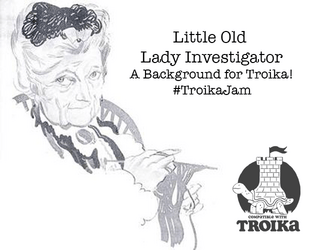 Little Old Lady Investigator (A Troika! Background)   - A background for #TroikaJam 