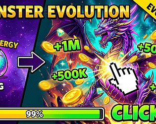 Monster Evolution Clicker game screenshot