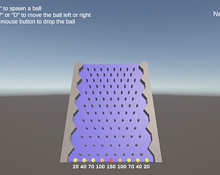 Team Plinko Sprint 1 game screenshot