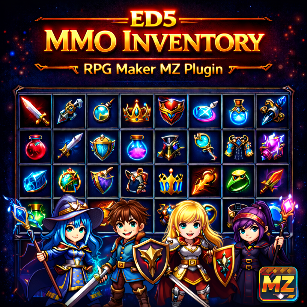 ED5 Inventory & Equip Plugin - RPG Maker MZ by ChigooX